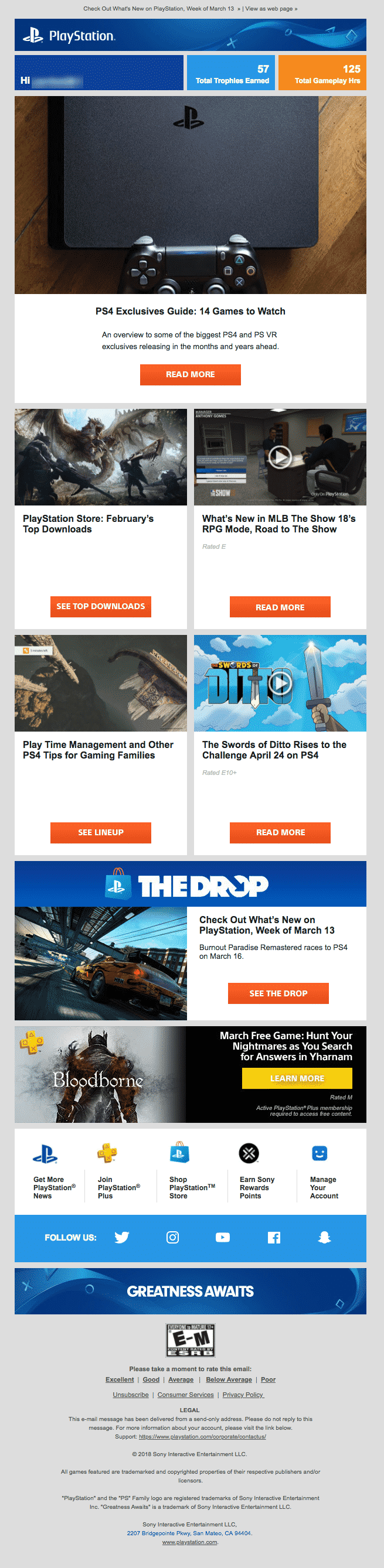 playstation-newsletter-2 – MailSenpai newsletter examples