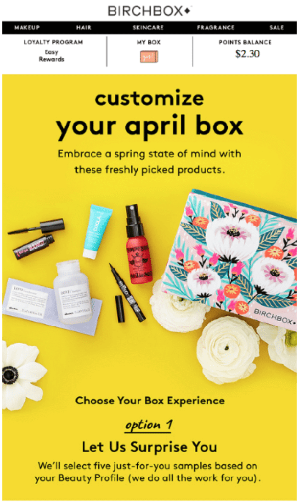 birchbox-email-example2x – MailSenpai what is email branding